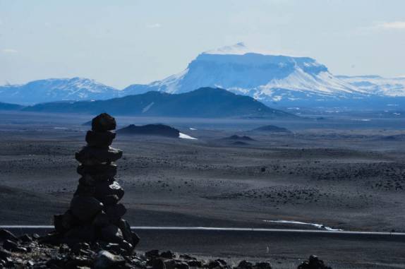 Início das highlands islandesas, no nordeste do país